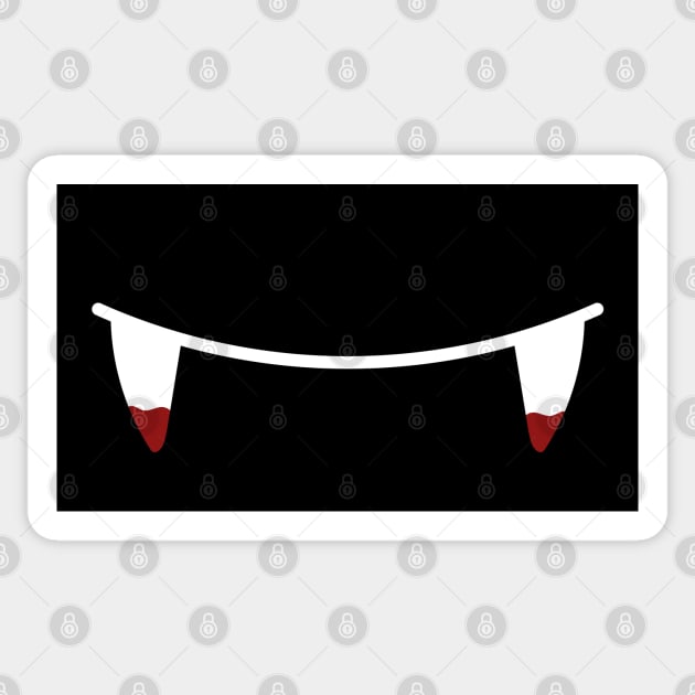 Vampire mouth Sticker by Lina shibumi